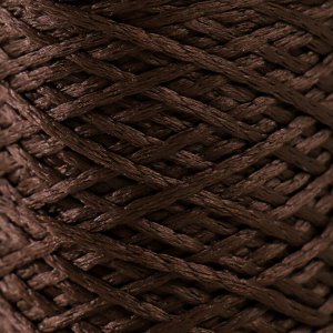 Шнур для вязания 100% полиэфир 1мм 200м/75±10гр (11-шоколад)