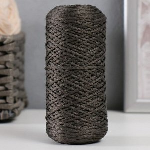 Шнур для вязания 100% полиэфир 1мм 200м/75±10гр (12-темно-серый)