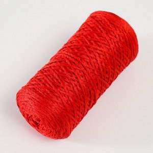 Шнур для вязания 100% полиэфир 1мм 200м/75±10гр (27-красный)