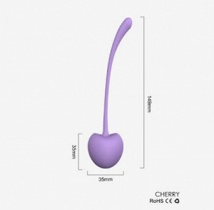 Набор из 5 вагинальных силиконовых шариков CHERRY