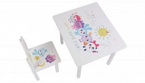 Комплект детской мебели Polini Kids Малышарики 105 S, "Солнечный день"