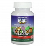 Animal Parade, детский жевательный магний, вишня, 90 таблеток в форме животных