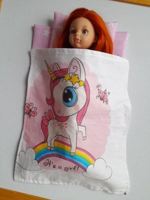 Комплект в кроватку и пилама для кукоы Паола Ркйга и аналогичных кукол