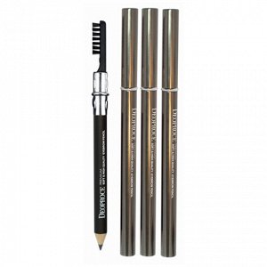 Мягкий карандаш для бровей с щеткой  Deoproce soft and high quality eyebrow pencil