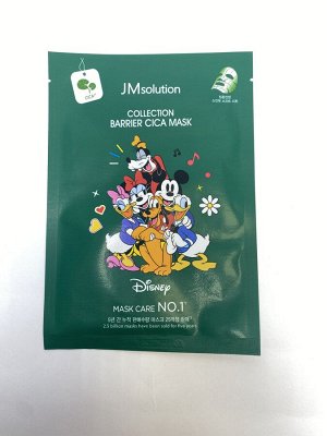 JMSOLUTION Disney Collection Barrier Cica Mask Восстанавливающая маска с центеллой/