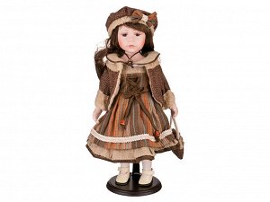 RF-Collection. Фарфоровая кукла на дерев.стойке (42 см.)