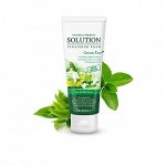 Пенка для умывания    DEOPROCE NATURAL PERFECT SOLUTION CLEANSING FOAM GREEN EDITION GREENTEA  170g