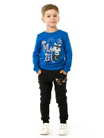 Baby Style ММ 076-33 Комплект для мальчиков фуфайка (футболка) с длинными рукавами и брюки с карманами