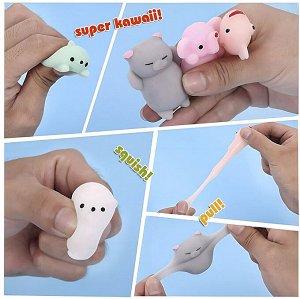 Babyhood Сквиши Squishis - игрушка антистресс, малыши зверята, 12шт.