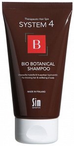 System 4 Bio Botanical Shampoo Биоботанический шампунь против выпадения и для стимуляции волос 75 мл