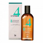 System 4 Шампунь №1 для нормальной и жирной кожи головы 215 мл