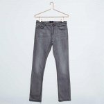 Джинсы стретч фасона slim - серый