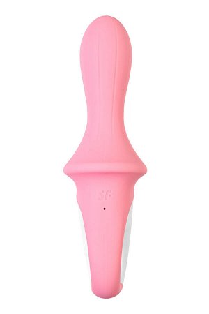 Нереалистичный вибратор Satisfyer Air Pump Booty 5, силикон, розовый, 15 см.