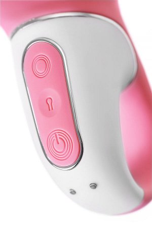 Нереалистичный вибратор Satisfyer Air Pump Booty 5, силикон, розовый, 15 см.