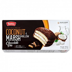 Печенье TASTEE COCONUT MARSHMALLOW chocolate pie 150 г