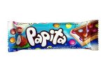 Хрустящее печенье Papita Coconut SOLEN / Батончик Папита с кокосовой начинкой покрытый молочным шоколадом и цветным драже 33 гр