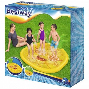 Бассейн надувной Bestway «Солнечный ананас» 52565, 196x165 см, от 2 лет