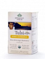 TULSI HONEY CHAMOMILE Чай Базиликовый с Медом и Ромашкой (18 пакетиков)