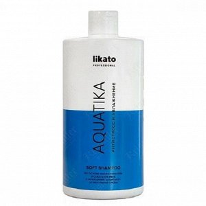 Likato Шампунь для волос с соком алоэ вера и маслом конопли / Soft Aquatika, 750 мл