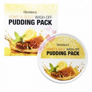 Deoproce Маска-пудинг с медом и золотом Honey & Gold Wash Off Pudding Pack
