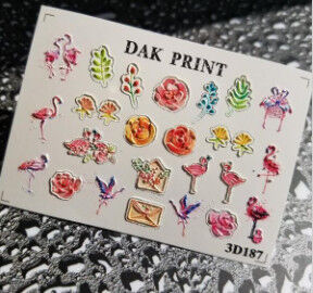 Dak Print - 3D Слайдер-дизайн для ногтей