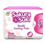 Sakura Suki Прокладки 240мм, день интенсив, 8шт.