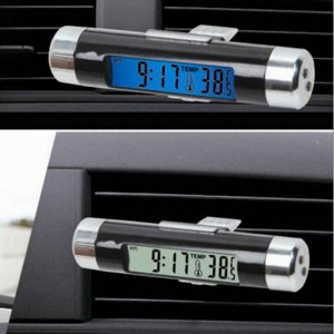 Автомобильные часы + термометр.