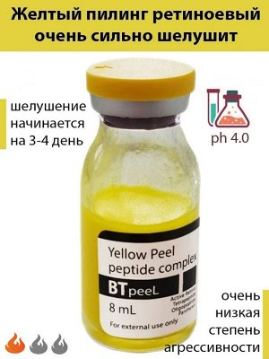 Желтый пилинг ретиноевый с пептидным комплексом и пантенолом Yellow Peel (pH 4,0)