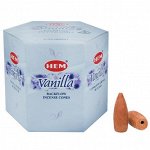 HEM Благовония &quot;пуля&quot; Vanilla ВАНИЛЬ (&quot;стелющийся дым&quot;)