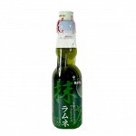 Ramune / Газированный напиток Рамуне со вкусом зеленого чая 200ml
