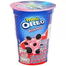 Печенье Орео Мини в стакане со вкусом клубники / Oreo Mini Strawberry 61,3 гр