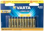 Батарейка Тип &quot;AAA&quot;  Varta LR03 4103 Longlife 10шт/бл