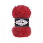 Пряжа Alize Mohair Classic Ализе Мохер Классик цвет №56 красный
