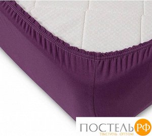 8569 Простынь KAYALAR Тиркотаж 180x220 фиолетовый