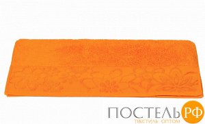 2000000022680 Махровое полотенце 30x50 "DORA" св.оранжевое,100% хлопок