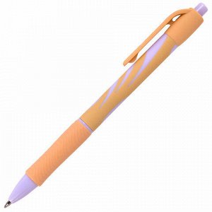 Ручка шариковая автоматическая BRAUBERG ULTRA-RT PASTEL, СИНЯЯ, 0,7 мм, линия 0,35 мм, 143933