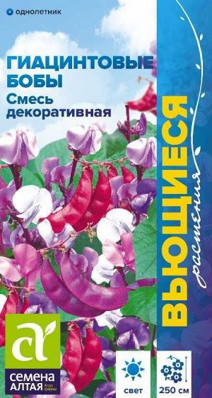 Гиацинтовые бобы Смесь декоративная/Сем Алт/цп 1 гр. Вьющиеся растения НОВИНКА