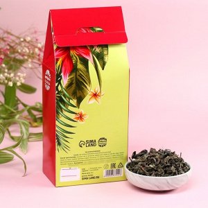 Чай зеленый китайски «Цвети от счастья» крупнолистовой, 100.