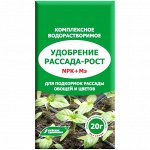 Удобрение водорастворимое Рассада-Рост 20гр (БХЗ) (60шт/уп)