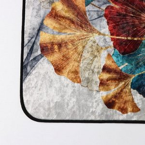 Коврик Доляна «Листья», 40x60 см