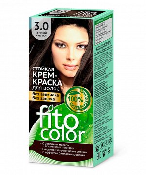 Краска-крем д/волос "Fitocolor" стойкая т.3.0 Тёмный каштан 115 мл арт.4821/20/