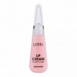СПЕЦЦЕНА!!! Lamel Крем для губ Lip Cream Plump &amp; Care тон 401, молочно-розовый  § *