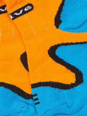 Носки для детей "Change orang-blue", цвет Оранжево-синий