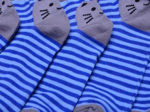 Носки для детей "Cat gray", цвет Серый