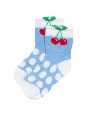 Носки для детей "Cherry blue", цвет Голубой
