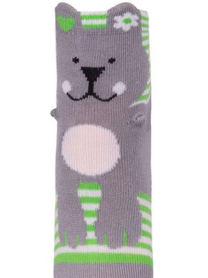 Носки для детей "Green Animal", цвет Зеленый