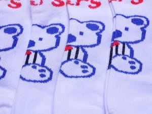 Носки для детей "Teddy bear white", цвет Белый