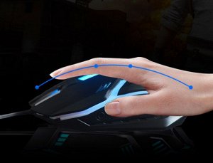 Проводная мышь с подсветкой RGB Optical Mouse EX3