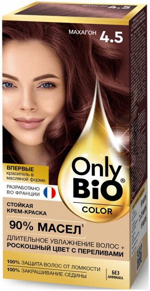 Краска-крем д/волос "Only Bio COLOR" т.4.5 Махагон 115мл.арт.GB-8028 /15/
