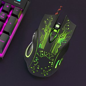 Игровая мышь с подсветкой Jiexin Game Mouse X14